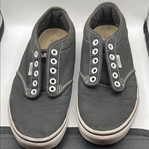 Vans Women Gray skateboard Sneakers SZ 8.5